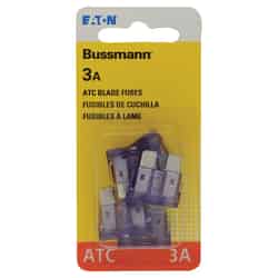 Bussmann 3 amps ATC Blade Fuse 5 pk
