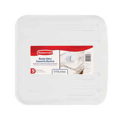 Rubbermaid 1.3 in. H x 15.3 in. W x 14.3 in. L Plastic Dish Drainer White