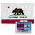 Valley Forge California State State Flag 36 in. H X 60 in. W