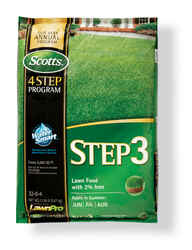 Scotts Step 3 Annual Program 32-0-4 Lawn Food 5000 square foot For All Grasses