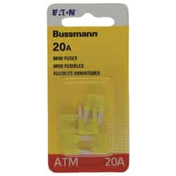 Bussmann 20 amps ATM Mini Automotive Fuse 5 pk