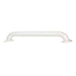 Delta White Stainless Steel Grab Bar 3 in. H x 1-1/2 in. W x 18 in. L