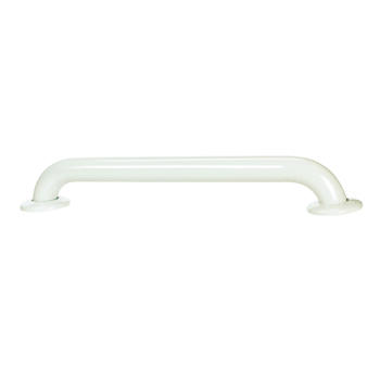 Delta White Stainless Steel Grab Bar 3 in. H x 1-1/2 in. W x 18 in. L
