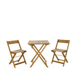 Linon Home Decor Tahoe 3 pc. Teak Bistro Set