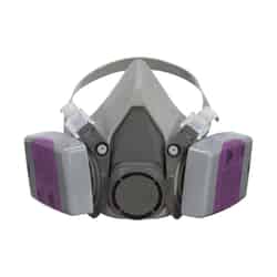3M Sanding and Lead Paint Removal Half Face Respirator Gray 1 pc.