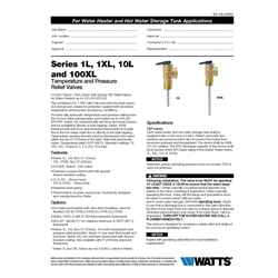 Watts 3/4 in. Temperature and Pressure Relief Valve