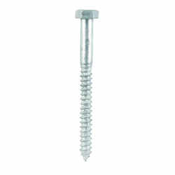 HILLMAN 5/16 in. x 3-1/2 in. L Hex Hot Dipped Galvanized Steel Lag Screw 50 pk