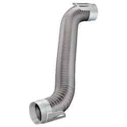 Ace 4.75 in. Dia. x 29.5 in. L Silver/White Aluminum Dryer and Vent Hose
