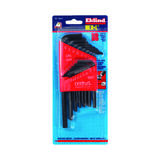 Eklind Tool .050 to 5/16 SAE Long and Short Arm Hex L-Key Set 18 pc. Multi-Size in.