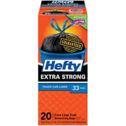 Hefty Extra Strong 33 gal Trash Bags Drawstring 20 pk