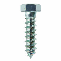 HILLMAN 3/8 in. x 1-1/2 in. L Hex Steel Lag Screw 100 pk