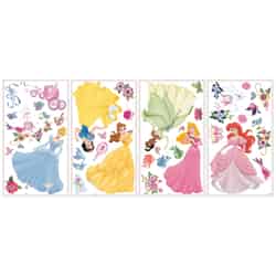 Roommates Assorted in. W X 1 - 8 in. L Disney Princess Enchanted Peel and Stick Wall Decal