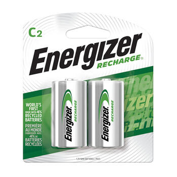 Energizer NiMH C 1.2 volt Rechargeable Batteries NH35BP-2R2 2