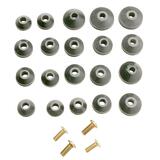 Plumb Pak Rubber ASSORTED Faucet Washer Beveled with Screws 20 pk