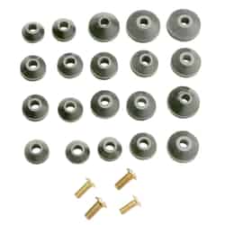 Plumb Pak Rubber ASSORTED Faucet Washer Beveled with Screws 20 pk