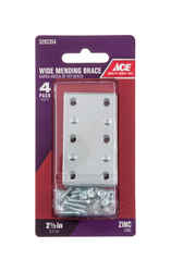 Ace 1.375 in. W x 2.5 in. H x .70 in. L Zinc Mending Brace