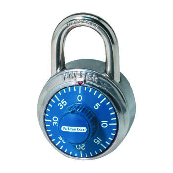 Master Lock 2 in. H x 1-7/8 in. L x 7/8 in. W Steel Anti-Shim Technology Combination Padlock 1 e