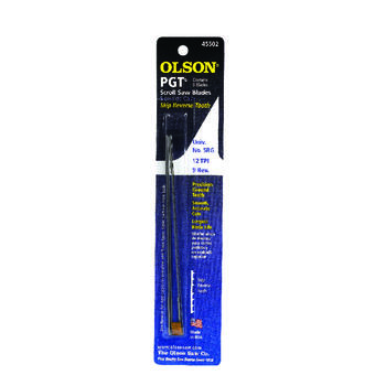 Olson Carbon Steel Scroll Saw Blade 1.4 TPI 6 pk 5 in.