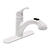 Moen Renzo Renzo One Handle Glacier Pull Out Kitchen Faucet