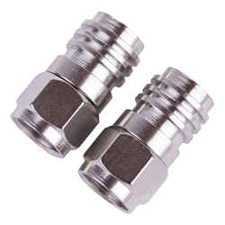 Monster Cable Crimp-On RG6/U Coaxial Connector 2 pk