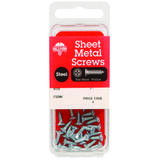 HILLMAN 8 x 1-1/4 in. L Phillips Zinc-Plated Steel Sheet Metal Screws 10 per box Flat Head