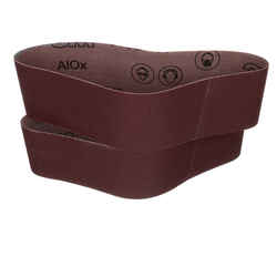 3M 24 inch in. L x 3 in. W Aluminum Oxide Sanding Belt Medium 80 Grit 2 pc.