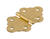 Ace 1.4 in. W x 1-1/4 in. L Satin Brass Brass Cabinet Hinge 2 pk