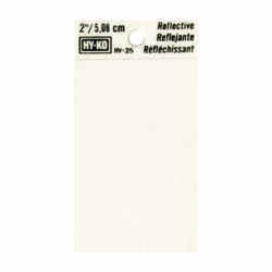 Hy-Ko 2 in. Black Vinyl Blank Self-Adhesive Reflective Special Character
