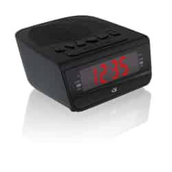 GPX 5.12 in. AM/FM Clock Radio Black Digital Plug-In