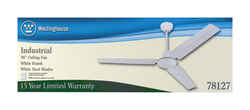Westinghouse Industrial 25.39 56 in. W Indoor Antique White Ceiling Fan 3