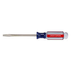 Craftsman Slotted 3/16 Screwdriver Steel Red 1 4 in.