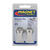 Master Magnetics 1.8 in. Ceramic Clip 3 lb. pull 3.4 MGOe Magnetic Clips 2 pc. Silver