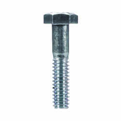 HILLMAN 1/4 in. Dia. x 1-1/4 in. L Zinc Plated Steel Hex Bolt 100 box