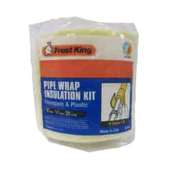 Frost King 6 in. W X 25 ft. L 1.6 Unfaced Fiberglass Pipe Insulation Wrap Roll 12.5 sq ft