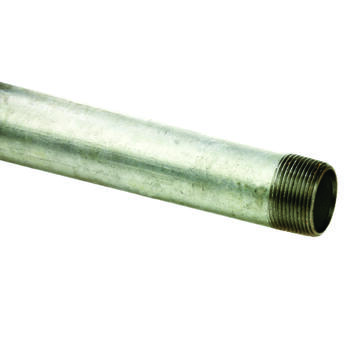 Ace 1-1/4 in. Dia. x 60 in. L Gray Galvanized Pre-Cut Pipe