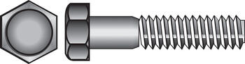 HILLMAN 5/8 in. Dia. x 10 in. L Hot Dipped Galvanized Steel Hex Bolt 25 box