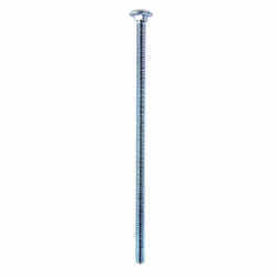 HILLMAN 1/4 Dia. x 6 in. L Zinc-Plated Steel Carriage Bolt 100 pk