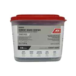 Ace No. 8 x 1-1/4 in. L Phillips Wafer Head Ceramic Steel Cement Board Screws 873 pk 5 lb.