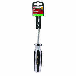 Ace No. 1 Screwdriver Steel Black 1 Square Recess 4 in.