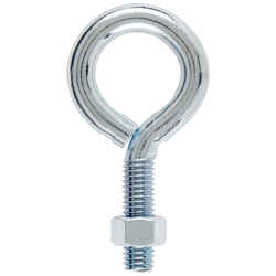Hampton 1/2 in. x 4 in. L Zinc-Plated Steel Eyebolt Nut Included