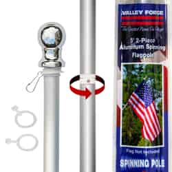 Valley Forge 60 in. L Aluminum Flag Pole Brushed