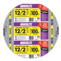 Southwire ARMORLITE 100 ft. 12/2 Solid Aluminum Armored MC Cable
