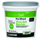 Custom Building Products SimpleSet Gray Thin-Set Mortar 32 oz. 1 qt.