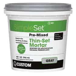 Custom Building Products SimpleSet Gray Thin-Set Mortar 32 oz. 1 qt.