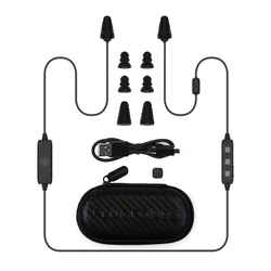 Plugfones Liberate 2.0 26 dB Reusable Nylon/Silicone/Soft Foam Bluetooth Ear Plugs/Ear Phones Wi