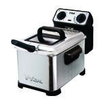 T-Fal Black/Silver 3.49 qt. Deep Fryer