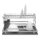 Ta Da 17-13/16 in. W x 8-7/16 in. H Aluminum/Silicone Dish Rack/Mat Set