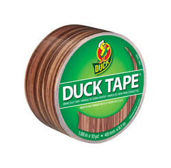 Duck Brand 30 ft. L x 1.88 in. W Brown Woodgrain Duct Tape