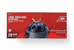Ace 33 gal. Trash Bags Drawstring 20 pk