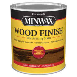 Minwax Wood Finish Semi-Transparent Espresso Oil-Based Wood Stain 1 qt